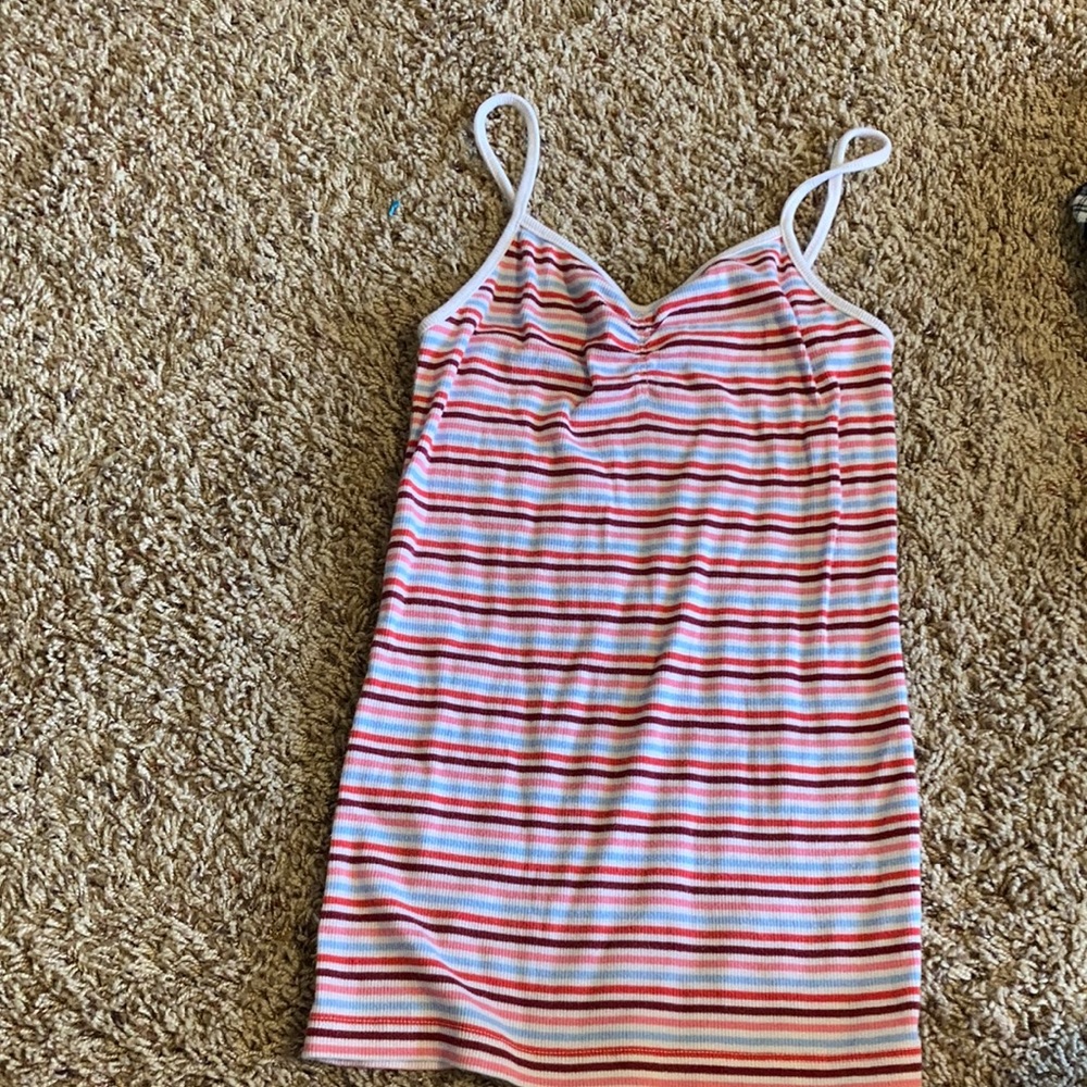 Stripped colored tank top